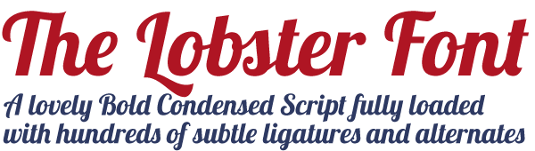 the-lobster-font